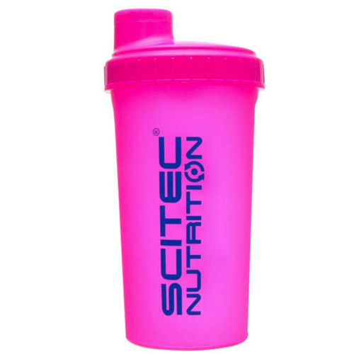 SCITEC SHAKER RÓŻOWY 700 ml SZEJKER NA ODŻYWKI BIAŁKOWE + SITKO PINK NEON