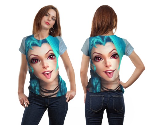 TRIČKO FULL PRINT T-shirt MANGA S MLÁDEŽ 3D