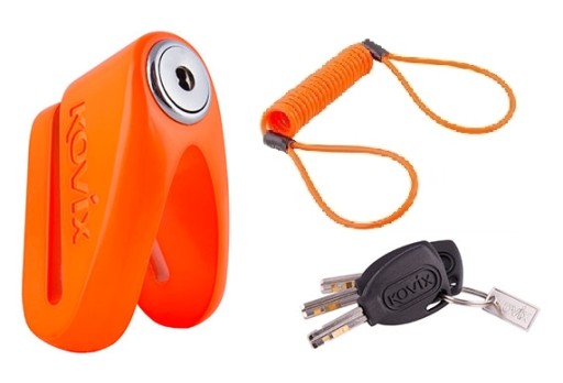 ЗАМОК МОТОЦИКЛА KOVIX МОТОЦИКЛ ОРАНЖЕВЫЙ