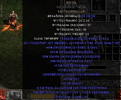 Buy diablo 2 beast weapons runeword and many other diablo 2 runewords only ...