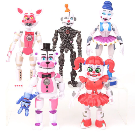 Fnaf Bonnie Foxy Chica Freddy 5 Figurek 16 Cm Fnaf Bonnie Foxy Chica Freddy 5 Figurek 16 Cm
