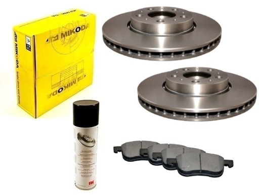 Диски колодки VOLVO S60 и S80 и XC70 и передняя 286ММ