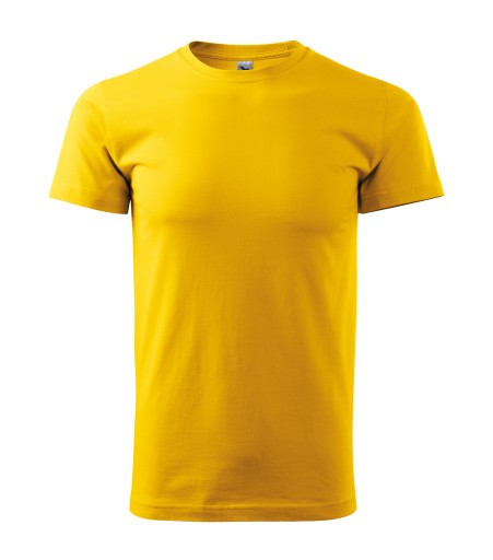 Pánske tričko okrúhly výstrih Malfini žltá veľkosť XL