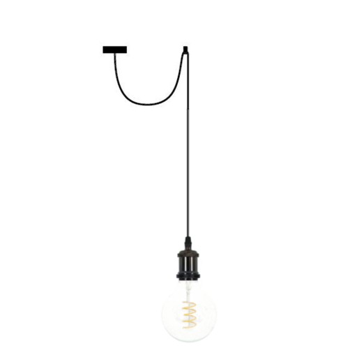 Lampa Wiszaca Pojedyncza Retro Czarna Podwieszana 7669280212 Allegro Pl