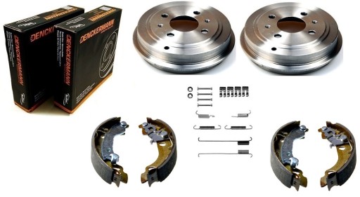 Барабаны челюсти пружины FIAT PANDA II без ABS