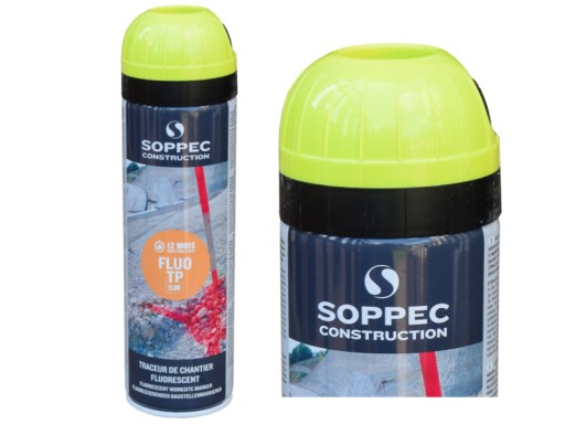 Farba Geodezyjna Spray Soppec Fluo Tp 1szt 500ml