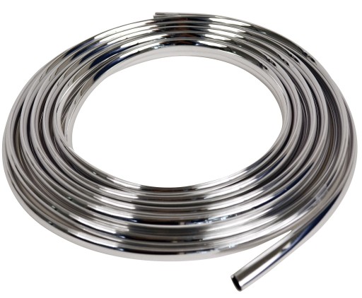 КРОМКА ХРОМОВАНА 6х8мм ГЛЯНЦЕВА 100М