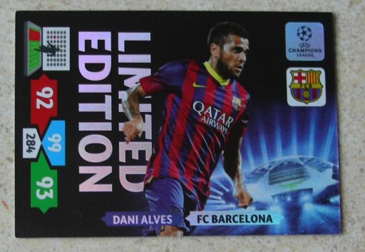 Zdjęcie oferty: Karta Limited Champions League 2013/14 - ALVES