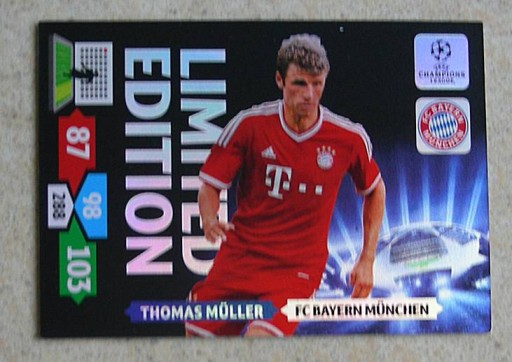 Zdjęcie oferty: Karta Limited Champions League 2013/14 - MULLER