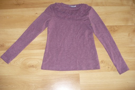 Zdjęcie oferty: Sweter QUIOSQUE, fiolet, falbana, r. 36