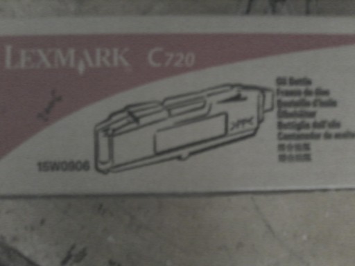 Zdjęcie oferty: pojemnik z olejem 15W0906 lexmark c720