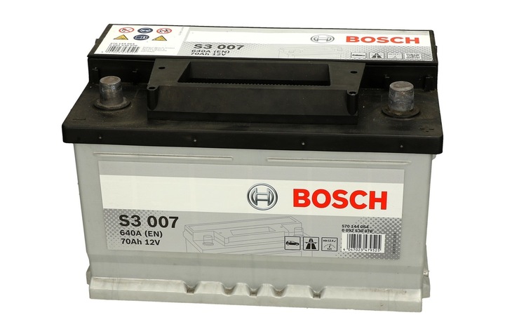 BATTERY BOSCH S3 70AH 640A 70 AH S3007 photo 5 - milautoparts-fr.ukrlive.com