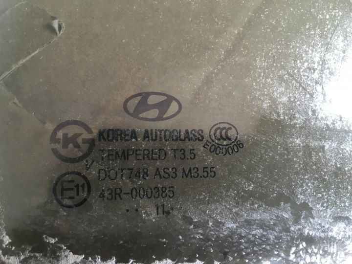 HYUNDAI IX55 GLACE PORTIÈRE GAUCHE ARRIÈRE photo 2 - milautoparts-fr.ukrlive.com