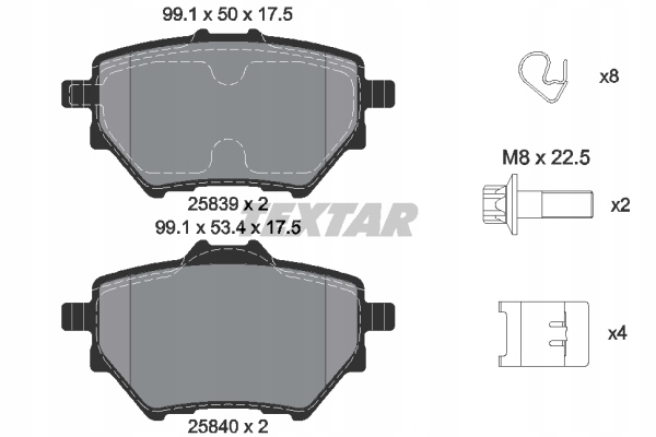 DISCS PADS TEXTAR REAR CITROEN C4 PICASSO 268MM photo 3 - milautoparts-fr.ukrlive.com