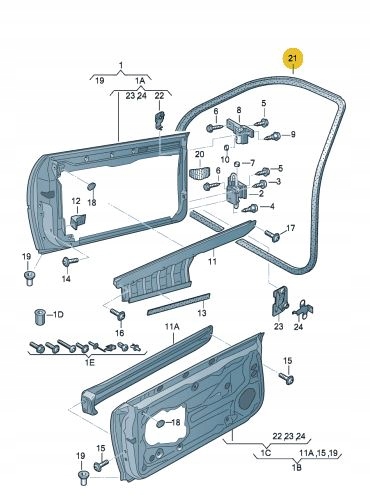 NEW ORIGINAL AUDI WITH GASKET 8P4831721C28P photo 2 - milautoparts-fr.ukrlive.com