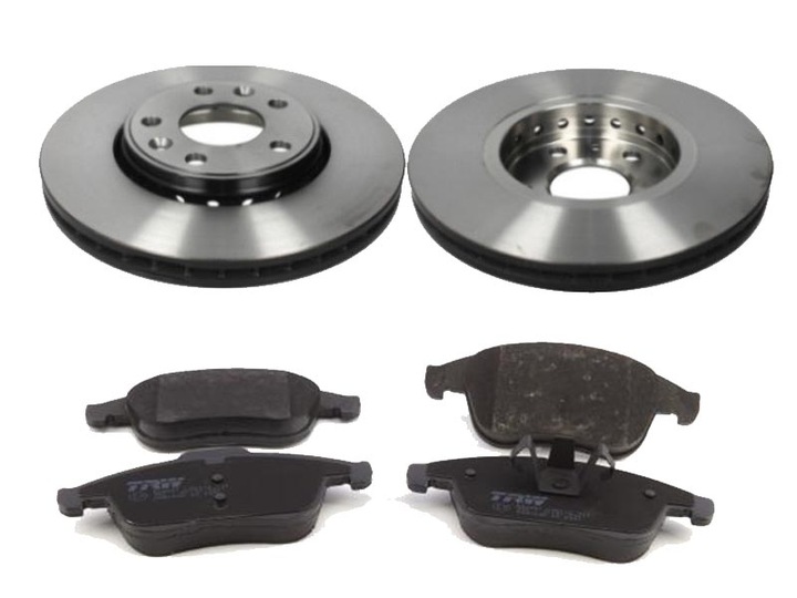 DISQUES + SABOTS DE FREIN TRW AVANT RENAULT LAGUNA 3 296MM photo 2 - milautoparts-fr.ukrlive.com