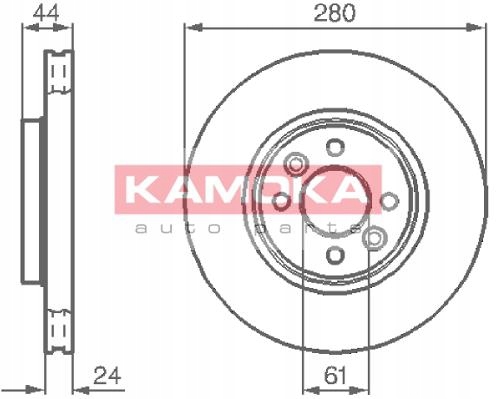 KAMOKA 1032248 DISQUE DE FREIN photo 6 - milautoparts-fr.ukrlive.com