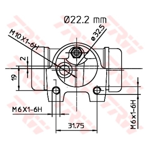 TRW BWH141 CYLINDER BRAKE photo 2 - milautoparts-fr.ukrlive.com