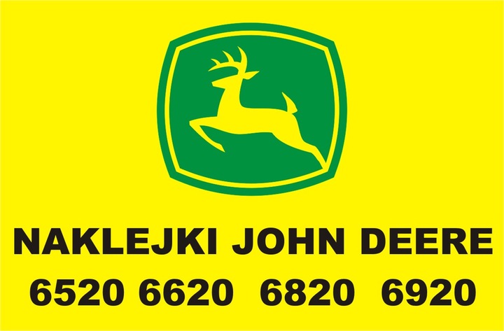 AUTOCOLLANTS JOHN DEERE 6520 6620 6820 6920 photo 1 - milautoparts-fr.ukrlive.com