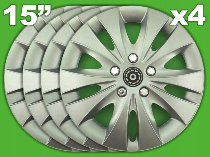 WHEEL COVERS STORM 15'' FIAT - QUBO DOBLO BRAVO FIORINO photo 1 - milautoparts-fr.ukrlive.com