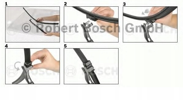 WIPER BLADES BOSCH FRONT 650 MM 500 MM photo 2 - milautoparts-fr.ukrlive.com