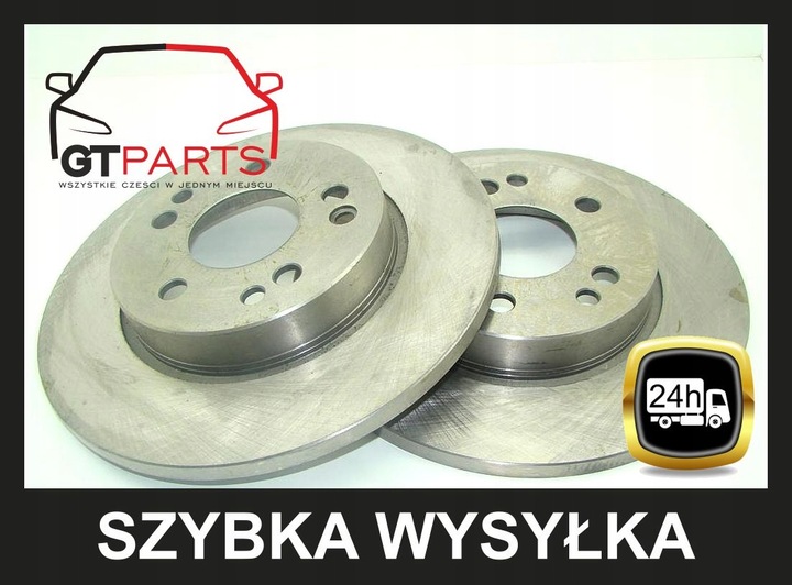 DISCS 2 PCS. + PADS FRONT MERCEDES W124 85-95 284X12 photo 3 - milautoparts-fr.ukrlive.com