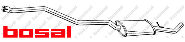 BOSAL SILENCER SYSTEM OUTLET CENTRAL BMW 1 E81 1 E87 2.0D photo 6 - milautoparts-fr.ukrlive.com