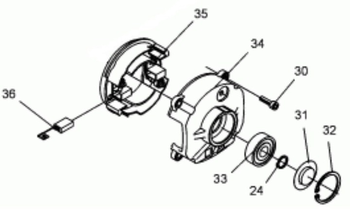 WACKER EH23 EH27 BROSSE WEGLOWA 0068513 0106741 photo 2 - milautoparts-fr.ukrlive.com