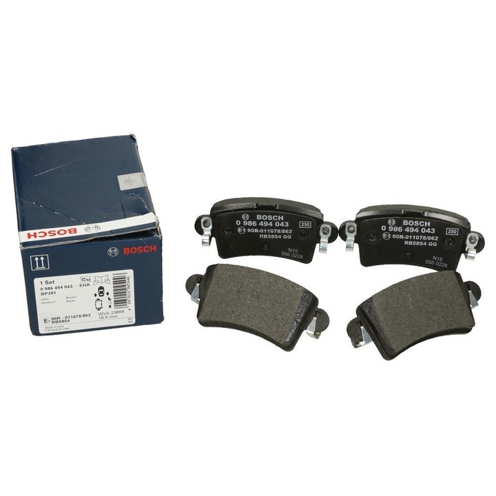 PADS BRAKE BOSCH OPEL RENAULT REAR photo 5 - milautoparts-fr.ukrlive.com