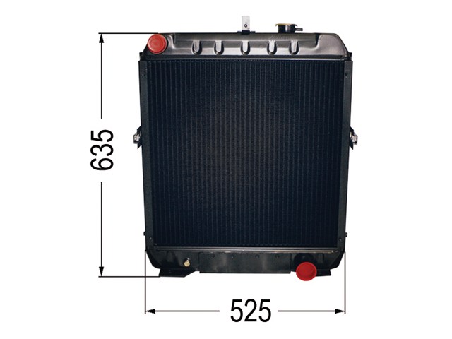 RADIATOR WATER CASE 1055 1056 3399812R1 3399812R2 photo 2 - milautoparts-fr.ukrlive.com