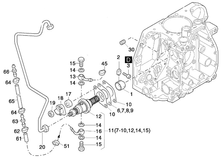 HATZ 01864302 PUMP HIGH PRESSURE FUEL PUMP 1D41 NPFE1QLC65-204 photo 6 - milautoparts-fr.ukrlive.com