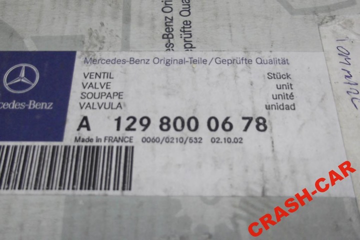 MERCEDES 129 SOUPAPE SOUPAPE CHAUFFAGE 12908000678 photo 3 - milautoparts-fr.ukrlive.com