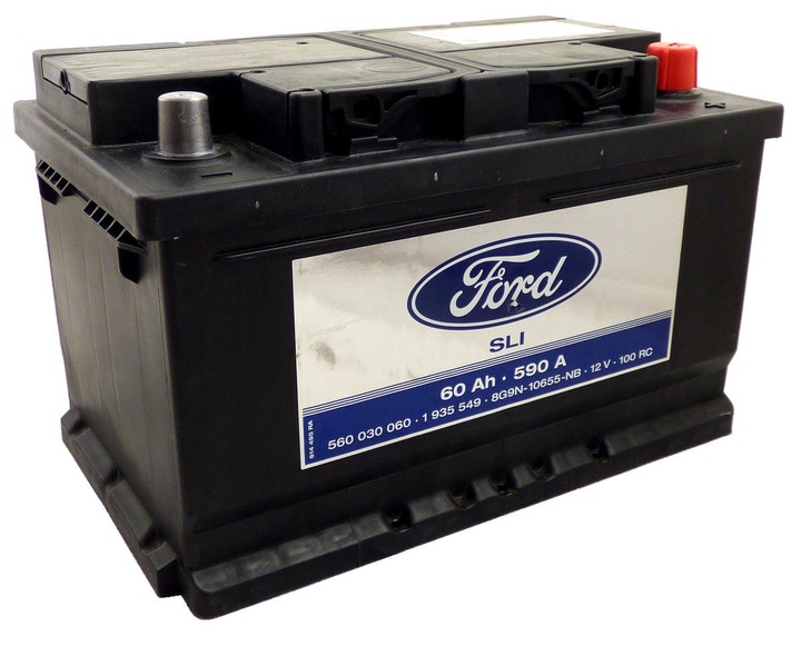 BATTERY FORD SILVER CALCIUM 60AH 590A photo 1 - milautoparts-fr.ukrlive.com