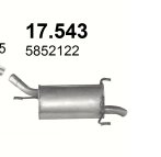 SILENCER END OPEL CORSA 17.543 photo 1 - milautoparts-fr.ukrlive.com