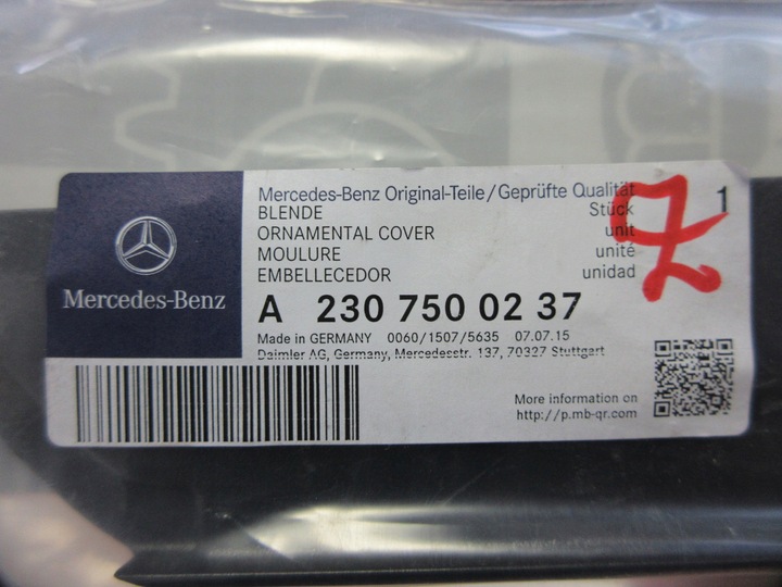 MERCEDES R230 SL HANDLE LID LOCK FRAME KEYS photo 6 - milautoparts-fr.ukrlive.com