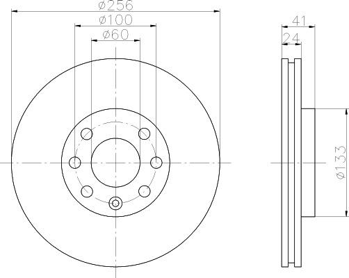 DISCS FRONT OPEL ASTRA 2 II G ON 4 SCREW MK-CARS photo 3 - milautoparts-fr.ukrlive.com