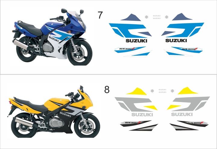 STICKERS SUZUKI GS 500 F GS500 F GS500F 2004 -2008 photo 8 - milautoparts-fr.ukrlive.com