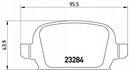 BREMBO PADS REAR OPEL CORSA C D TIGRA II VAUXHALL photo 3 - milautoparts-fr.ukrlive.com