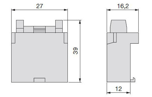 CONNECTOR CASING MODULOWA FUSE UNI 19MM MTA photo 3 - milautoparts-fr.ukrlive.com