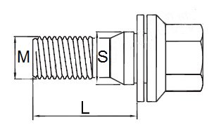 VIS 12X1,25X55 GARNITURE CITROEN PEUGEOT SILENCIEUX photo 2 - milautoparts-fr.ukrlive.com