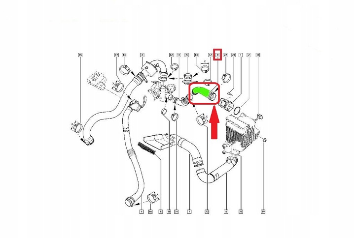 TUYAU BUSE DE RADIATEUR RENAULT SCENIC II 1.5 DCI photo 8 - milautoparts-fr.ukrlive.com