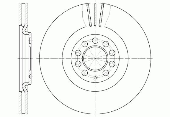 DISQUES DE FREIN AVANT VW BORA POLO GOLF IV 4 photo 2 - milautoparts-fr.ukrlive.com