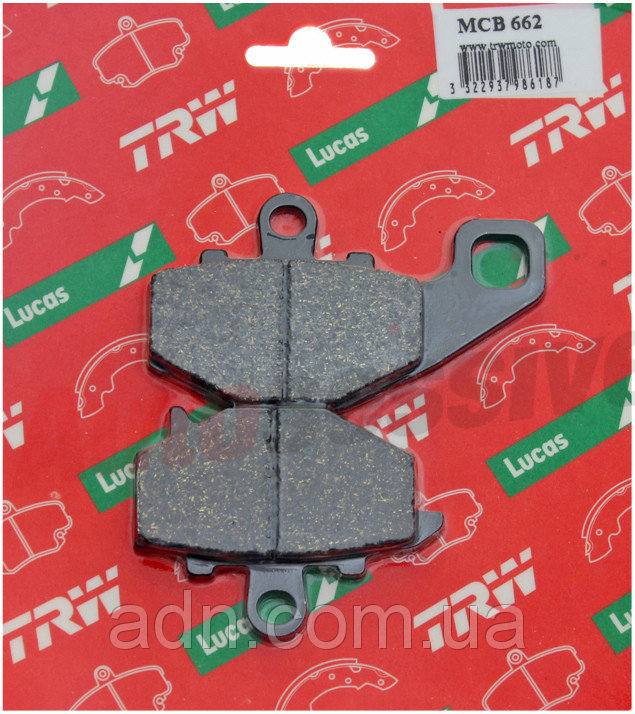 COMPLET DE SABOTS DE FREIN HAMULCOWYCH, FREINS TARCZOWE TRW MCB662 photo 1 - milautoparts-fr.ukrlive.com