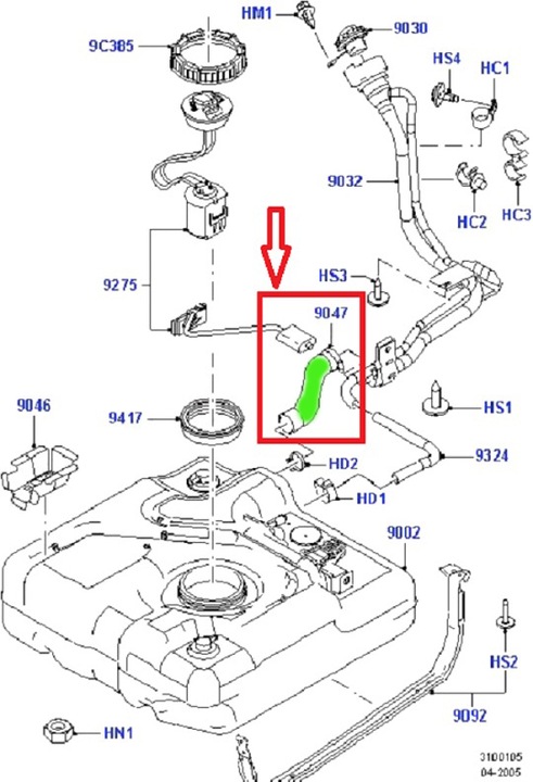 TUYAU CARBURANT FORD TRANSIT CONNECT 1.8 D 1451551 photo 5 - milautoparts-fr.ukrlive.com