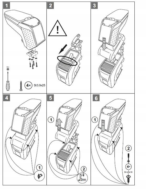 ARMREST ARMSTER II OPEL MOKKA FROM 2012R photo 9 - milautoparts-fr.ukrlive.com