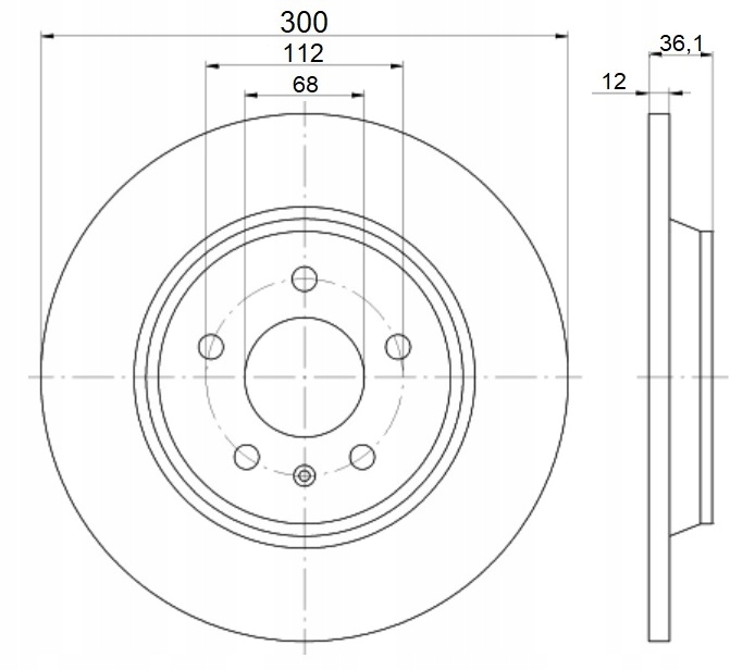 DISQUES MIKODA 0291 GT AUDI A4 B8 A5 A6 C7 A7 Q5 ARRIÈRE 300MM INTEGRAL photo 2 - milautoparts-fr.ukrlive.com