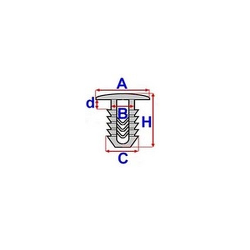 CLAMP CAPS ENGINE C60604 AUDI SEAT SKODA VW photo 2 - milautoparts-fr.ukrlive.com