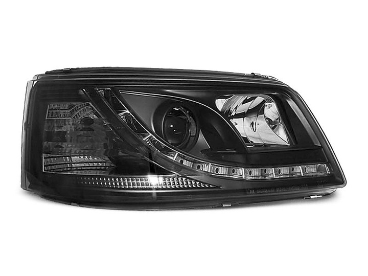 LAMPS GRILLES VW T5 2003-2009 LED BLACK photo 1 - milautoparts-fr.ukrlive.com