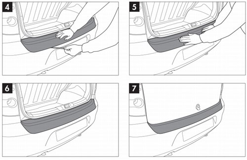 FACING, PANEL PROTECTIVE ON BUMPER HYUNDAI TUCSON 15-18 photo 3 - milautoparts-fr.ukrlive.com