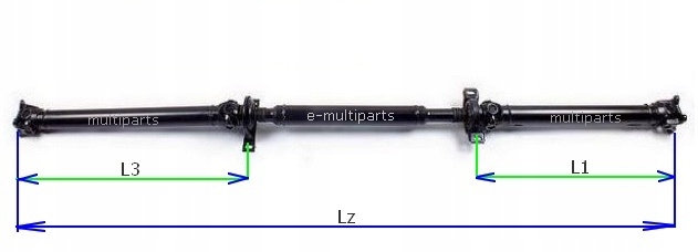 SHAFT DRIVING MERCEDES VITO W639 VIANO L=240 CM photo 2 - milautoparts-fr.ukrlive.com